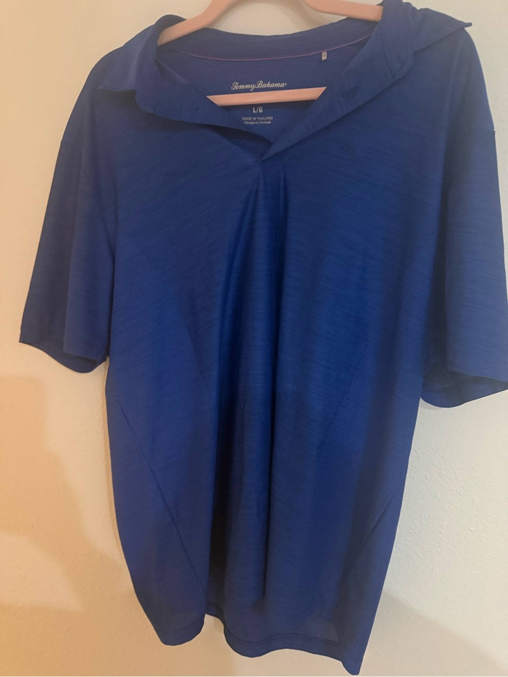 Tommy Bahama Royal Blue Polo -
Islandzone Size Large